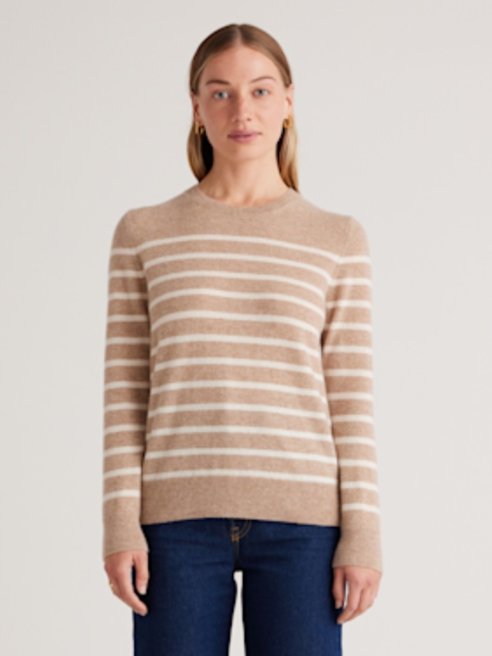 Quince Mongolian Cashmere Crewneck Sweater